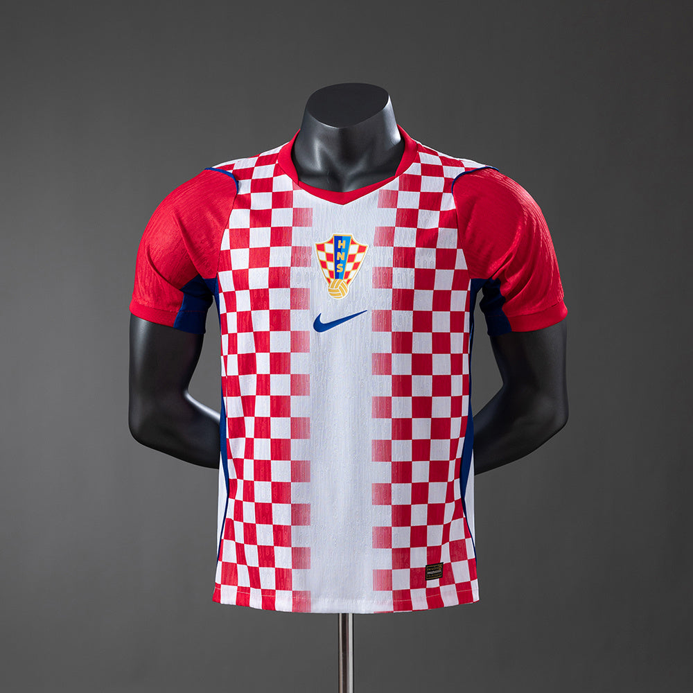 Croatia 26/25 Home Jersey front view with national team design