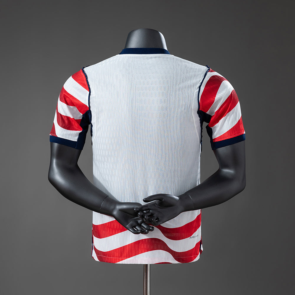 ack view of the USA 26/25 Home Jersey with national team design