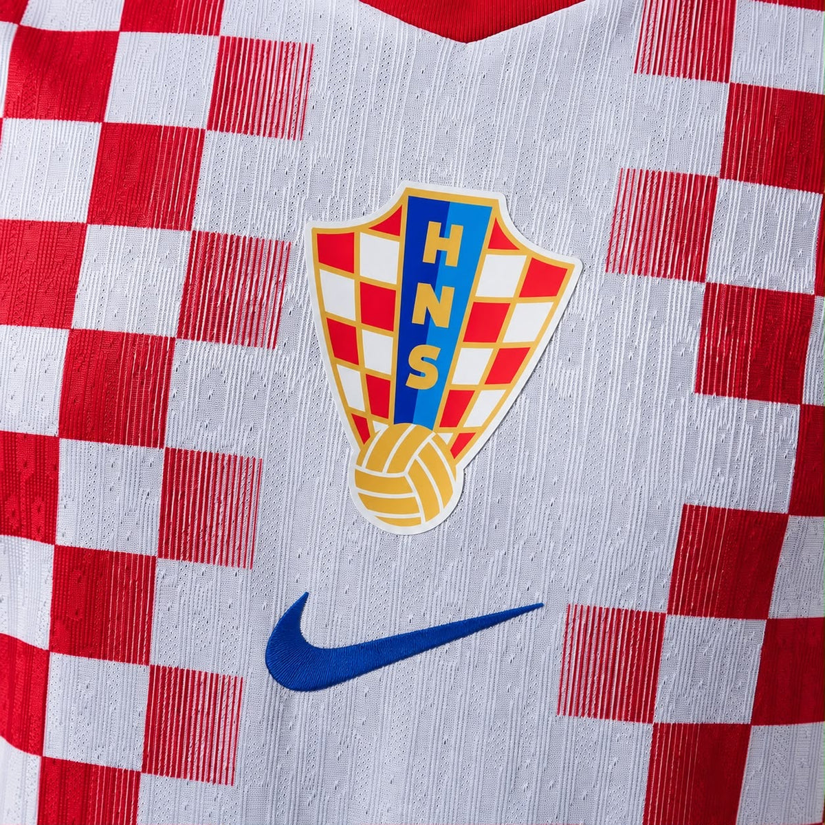 Croatia 26/25 Home Jersey front view with national team design