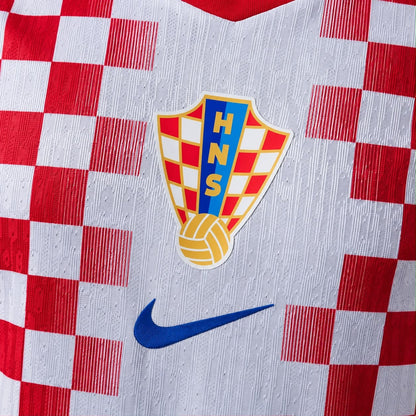 Croatia 26/25 Home Jersey front view with national team design